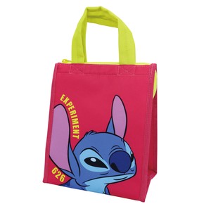【先行受注】スクエアランチバッグMサイズ　スティッチ　Disney/ディズニー
