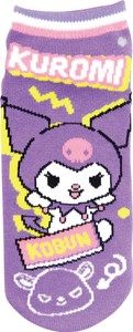 运动袜 袜子 Kuromi酷洛米 大人用 22 ~ 24cm