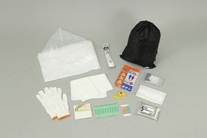 【防災セット】【持ち運び】【防災対策】緊急避難セット　12点  035502