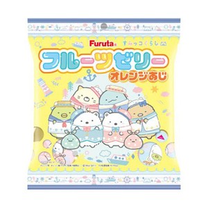 【お菓子】『すみっコぐらし　フルーツゼリー　1袋上代￥160』＜オレンジ味＞