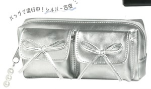 【2025年春夏新作】【新生活】バレエコアペンケース　SILVER 225384