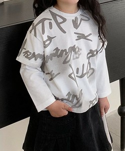【aimoha KIDS】キッズプリントロングスリーブ 子供 ロンT 長袖 春 秋 トップス 男の子 女の子