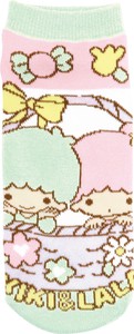 运动袜 袜子 Little Twin Stars双子星/Kiki&Lala 大人用 22 ~ 24cm