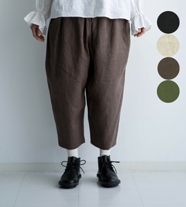 〈強撚リネン〉istaパンツ　☆2025秋物新作☆