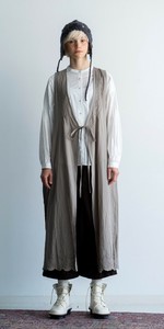 Vest/Gilet Scallop Embroidery Cotton Scallop
