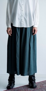 Cropped Pant Flared Pants Linen Cotton