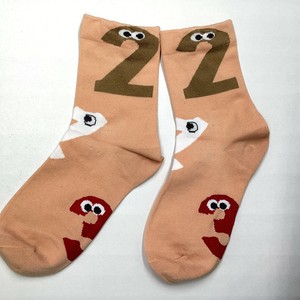 Crew Socks Ladies fashion Socks Orange