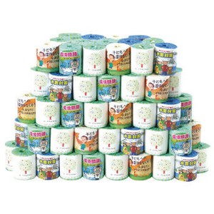 <直送品>サイコロ出た目の数だけプレゼントサステナビリティトイレットペーパー（約30人用）　(7679)