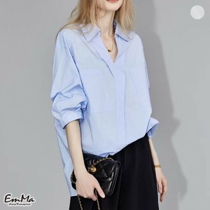 5分袖シャツ 薄手 きれいめ カジュアル 夏 ゆったり  【2025SS】EH3460