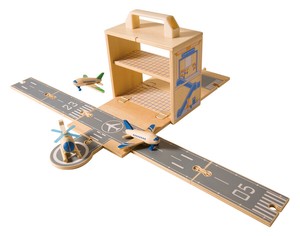 ウッドボックス 飛行機 9-0302 タイガートライブ 【 知育玩具 ギフト 木のおもちゃ 保育 】