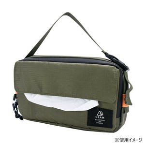 GRAM ティッシュボックスカバー KHAKI カーキ A503KH