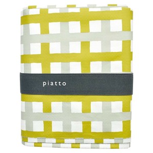 piatto レジャーシート ミックスチェック (L) YELLOW イエロー A682YE