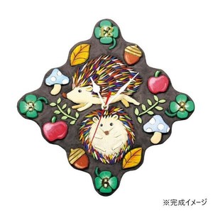 アーテック　黒彫板時計  クォーツ時計B付 20121