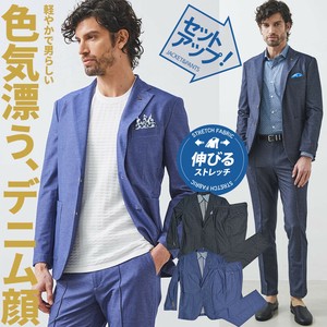 G-STAGE ジーステージ セットアップ デニムルック ストレッチ ジャケット パンツ 15214522 春夏新作