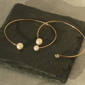 [SD Gathering] Gold Bracelet Pearl Ladies fashion Jewelry Bangle Made in Japan