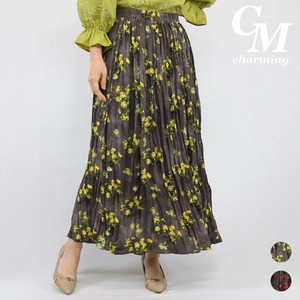 裙子 百褶/褶裥 Design 新商品 2025年 花朵 裙子 立即发货