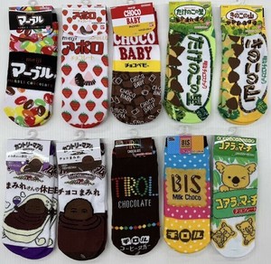 Ankle Socks Japan Chocolate Socks Sweets Retro