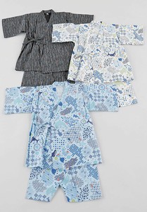 子供 甚平 上下セット パジャマ ルームウェア 夏 花火 花火大会 祭り 男児