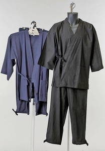 メンズ 綿100％先染め作務衣 作務衣 上下セット ルームウェア 夏 花火 花火大会 祭り 無地