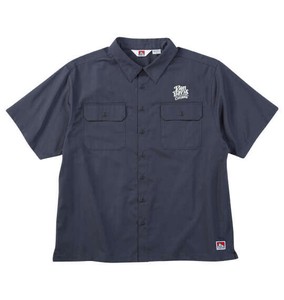 BEN DAVIS ビッグサイズ エンブロイダリーワーク半袖シャツ