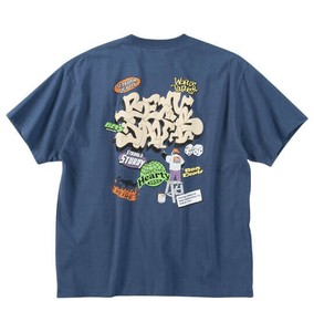 BEN DAVIS ビッグサイズ オーバーラップデザイン半袖Tシャツ