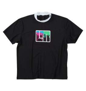 LOUDMOUTH ビッグサイズ モックネック半袖シャツ