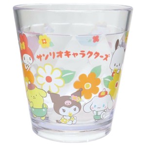 【メラミンカップ】サンリオキャラクターズ キラキラクリアカップ レトロ