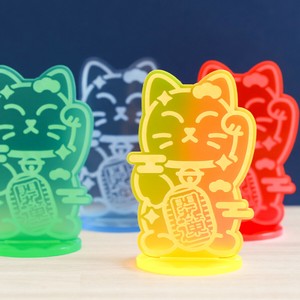 Figure/Model Beckoning Cat Acrylic Stand 4-colors Made in Japan