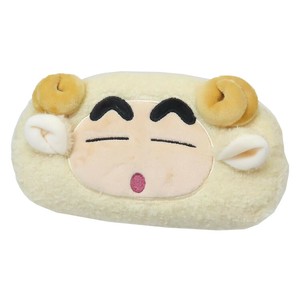 【ペンケース】クレヨンしんちゃん ぬいぐるみフェイスペンポーチ ひつじ