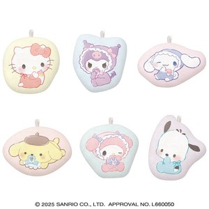 ■2025SS　新作■　サンリオキャラクターズ　トレーディングぺたんこぬいぐるみキーホルダー BOX