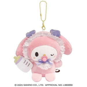 ■2025SS　先行予約■　サンリオキャラクターズ　ぬいぐるみキーホルダー　マイメロディ/ベビー