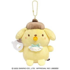 ■2025SS　先行予約■　サンリオキャラクターズ　ぬいぐるみキーホルダー　ポムポムプリン/ベビー