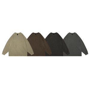 長袖トレーナー 4色セット　カーキ -、ブラウン -、ダークグリーン -、 グレー　M-XXL　PL825