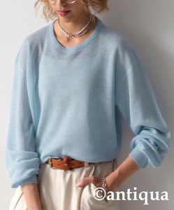 毛衣/针织衫 女士 长袖 antiqua 亮线薄纱