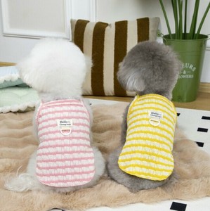 服 犬用 薄手 春夏 ストライプ ペット用品 BQ7260