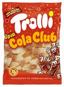 【新商品】Trolli トローリ サワーコーラクラブ コーラ味 ボトル型グミ 新登場!!