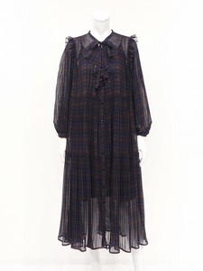 Casual Dress Ruffle Dress Front Opening Tiered