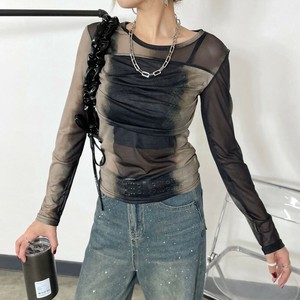 T-shirt Gradation Switching Sheer [2025 NEW]