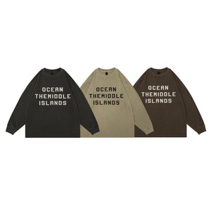 OCEAN THE MIDDLE ISLANDS トレーナー　ダークグリーン - 、カーキ -、 ブラウン　M-XXL　PL826