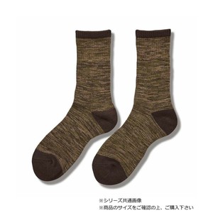 ハヤブサ レイヤーテック　ミドルソックス　先丸 オリーブ 23 Y5140-23-64
