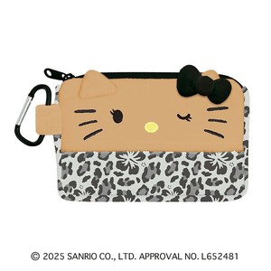 ■2025SS　新作■　ハローキティ　ティッシュポーチ　レオパード