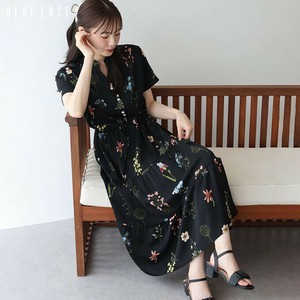 Casual Dress Floral Pattern Cool Touch