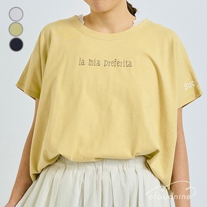 T-shirt Dolman Sleeve Cotton Cut-and-sew