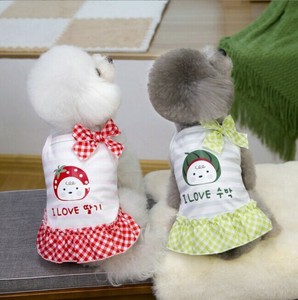 服 犬用 春夏 薄手 ワンピース ペット用品 BQ7278