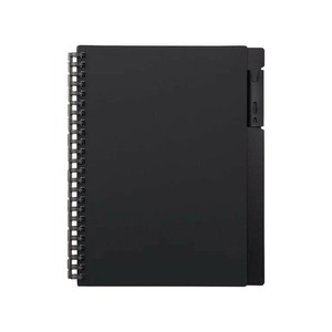 LIHIT LAB.(リヒトラブ)　オープンリングノート　A5　ピュアブラック　N-7201-24