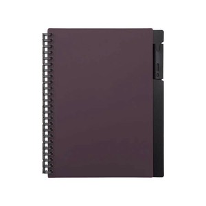 LIHIT LAB.(リヒトラブ)　オープンリングノート　A5　ボルドーブラック　N-7201-3