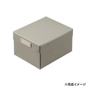 LIHIT LAB.(リヒトラブ)　Roomy　折りたたみボックス　コミックスサイズ　グレー　A-796-27
