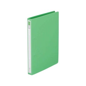 LIHIT LAB.(リヒトラブ)　リングファイル　ディンプル　B5　S型(タテ型)　黄緑　F-862-5