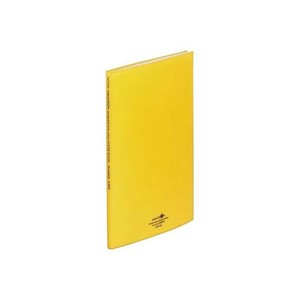 LIHIT LAB.(リヒトラブ)　AQUA DROPs(アクアドロップス)　クリヤーブック　A4　S型(タテ型)　黄　N-5000-5