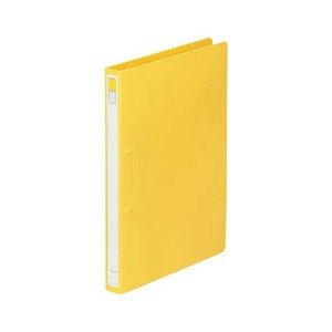 LIHIT LAB.(リヒトラブ)　リングファイル　ディンプル　A4　S型(タテ型)　黄　F-867-4